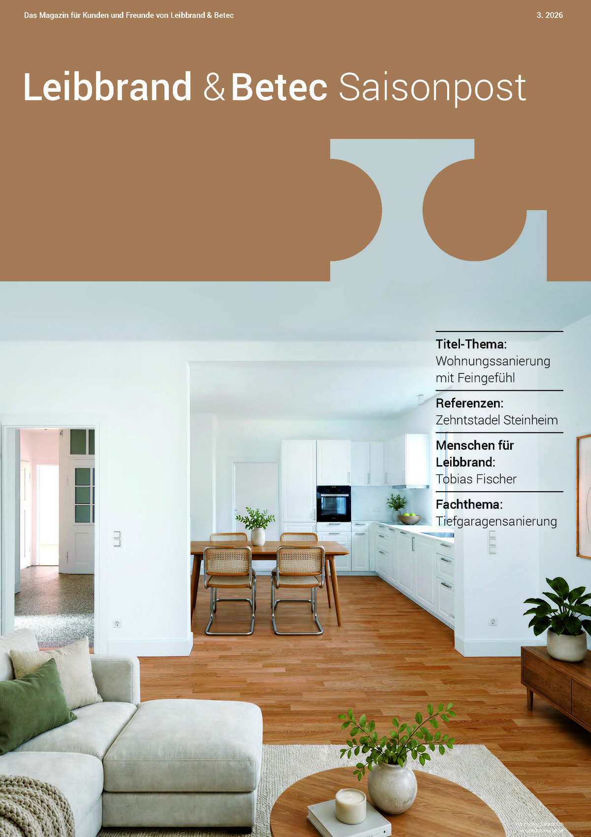 Titelbild der Leibbrand & Betec Saisonpost Ausgabe 3/2026